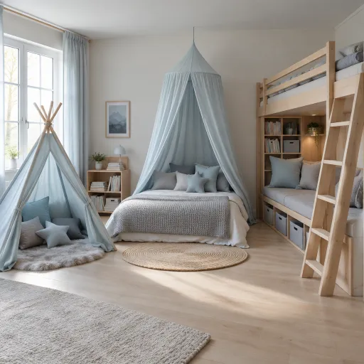 Créer une cabane de lecture dans la chambre : tipi, ciel de lit ou mezzanine