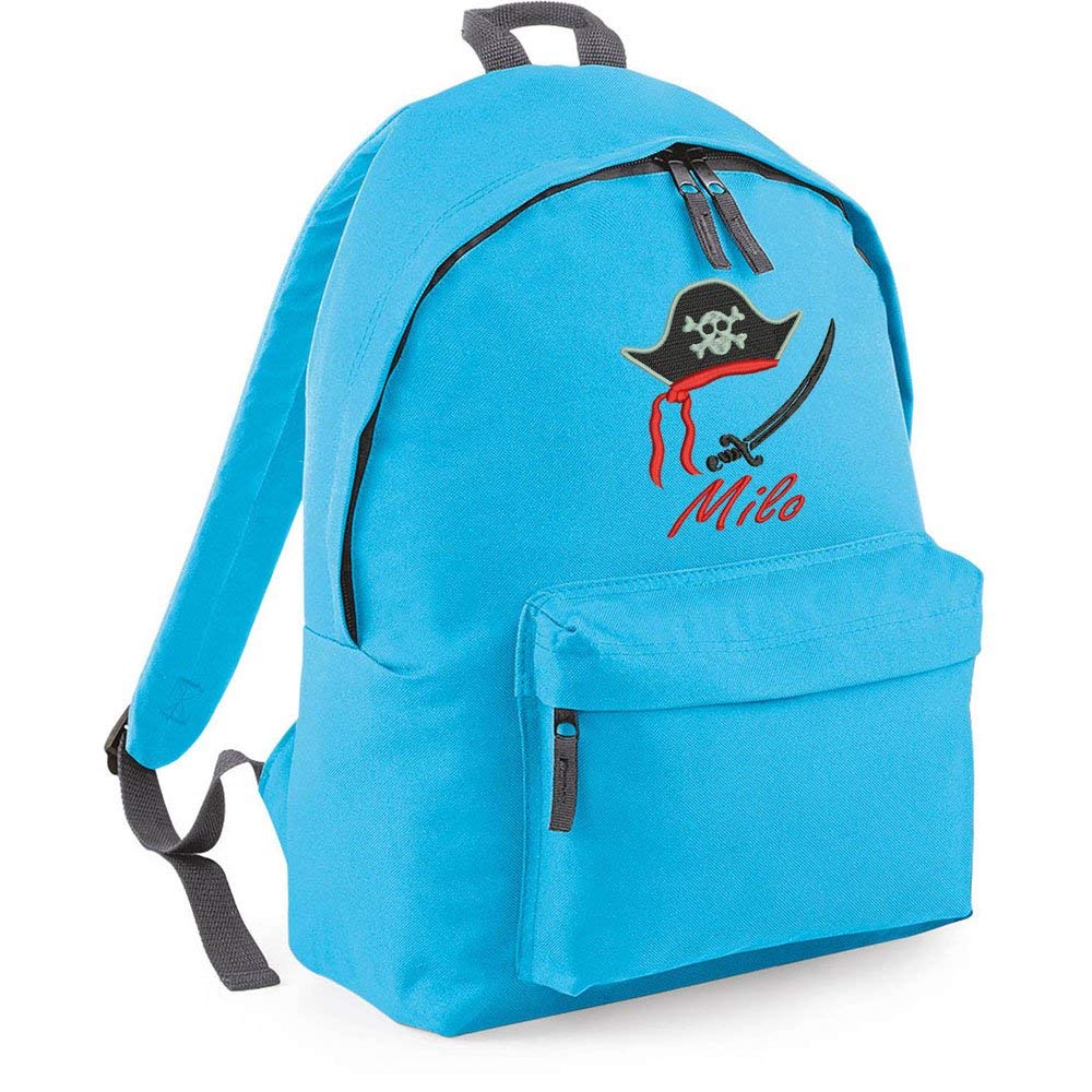 Sac à dos enfant Pirate Personnalisé avec un prénom, pour l'école, les loisirs, les activités sportive, la plage, sac garçon fille