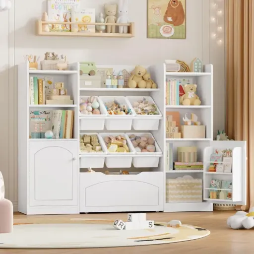 Test FOREHILL Meuble Rangement Enfant : un gros meuble pratique pour mettre un peu d’ordre dans la chambre