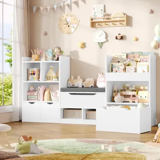 Test FOREHILL Meuble Rangement Enfant 183,5 cm : un gros meuble pratique pour remettre un peu d’ordre dans la chambre