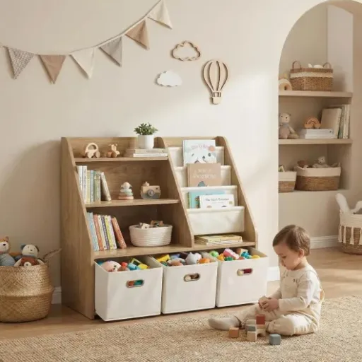 Test Bibliothèque pour Enfants elnure : le meuble qui met (un peu) d’ordre dans la chambre sans prise de tête
