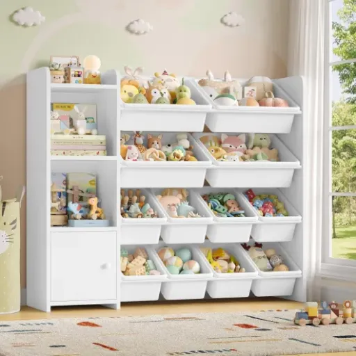 Test FOREHILL Meuble de Rangement Enfant : du rangement simple qui calme (un peu) le bazar