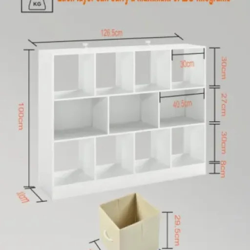 Test bibliothèque Montessori Amveya : du rangement XXL pour la chambre des kids, sans chichi