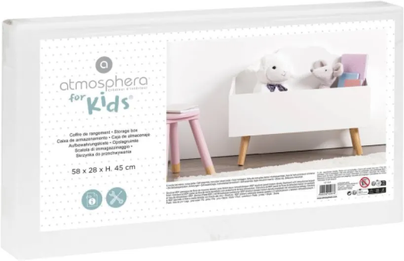 Atmosphera - Coffre Enfant Nuage Blanc