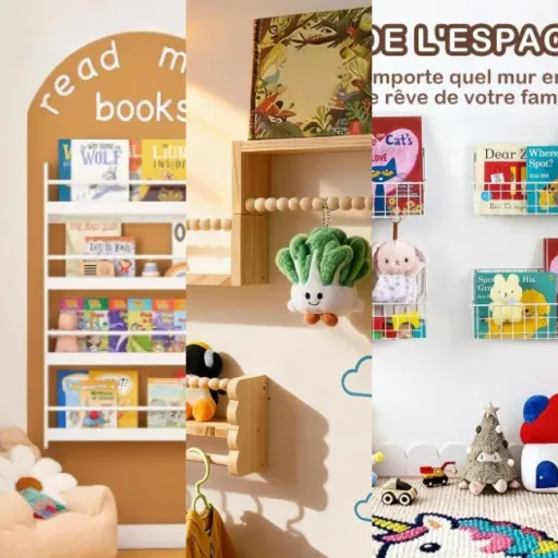 Top Bibliothèques murales gain de place