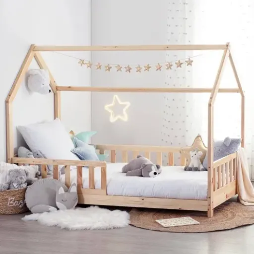 Test Atmosphera Lit cabane Enfant Bosco : un lit simple qui plaît vraiment aux enfants